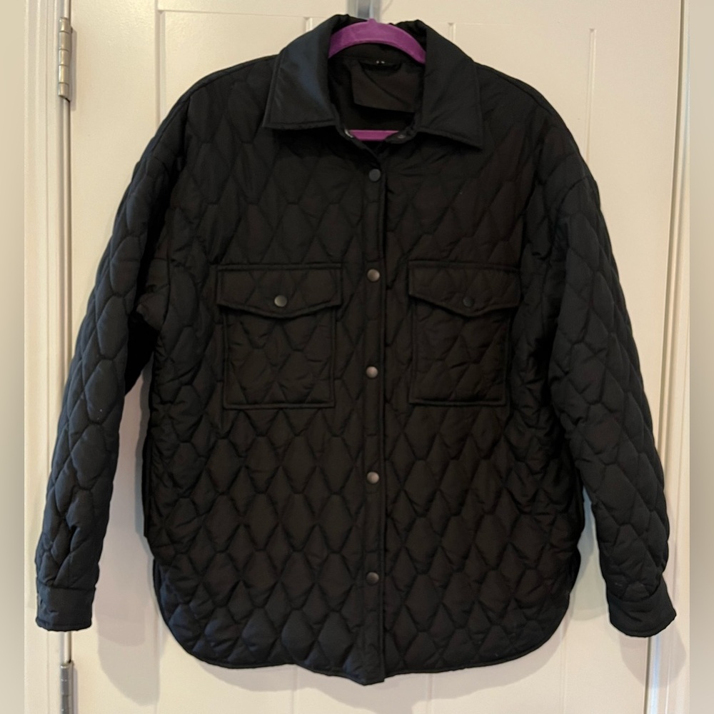 Black Quilted Women's Jacket size Small